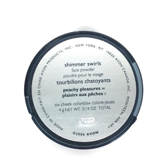 AVON Shimmer Swirls Face Powder Peachy Pleasures Blush Bronzer Contour - Picture 3 of 7